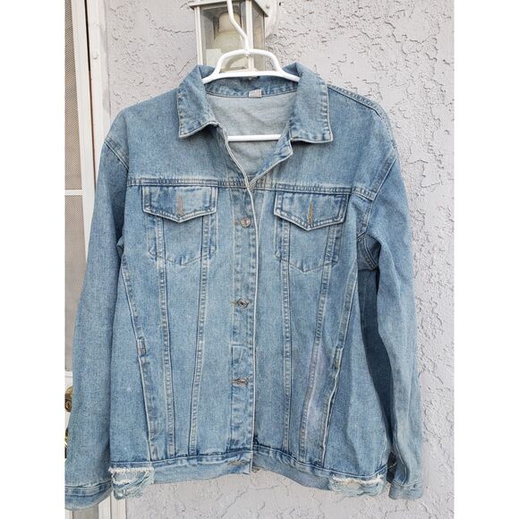 Hand-Painted Art to Wear Denim Jacket – Activist Statement Piece – One of a Kind - Picture 3 of 7